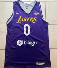 Nike NBA Los Angeles Lakers Player Issued Practice Jersey #0 Size MT