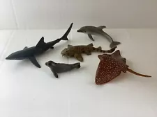 SCHLEICH WILDLIFE - 5 VARIOUS SEA CREATURES AS PICTURES