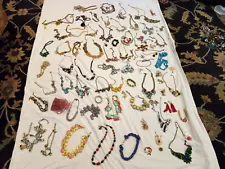 Vintage & Contemporary Jewelry Necklaces Collection - Estate Sale Finds 10+Lbs.