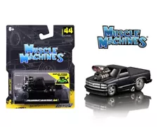 Muscle Machines 1993 Chevrolet 454 SS Pickup Truck Blackout Edition 15584 1/64