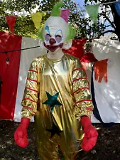 COMPLETE Killer Klowns From Outer Space Shorty Costume W/ MASK & BOXING GLOVES