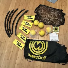 Spikeball Portable Foldable Standard 3 Ball Kit with Adjustable Net & 5 Balls