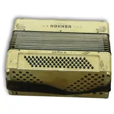 Vintage Hohner Verdi II Folk And World Musical Instrument Piano Accordion 20.9''