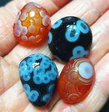 Rare 17.2G Natural Gobi Agate Eyes Agate/stone Madagascar 5167