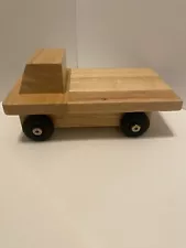 Solid Hardwood Flatbed Truck