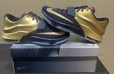 2014 NIKE KD VII 7 PRM GOLD MEDAL SIZE 13 DEADSTOCK ð¯ AUTHENTIC 706858-476