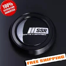 SSR PARTS240BL Black B-Type Super Low Wheels Aluminum Center Cap