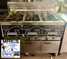 Henny Penny 3 Well Electric Fryer with Oil Filtration System BEAUTIFUL SHAPE!