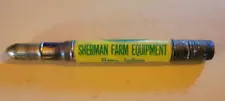 Old Advertising John Deere Bullet Pencil - Sherman Farm Equipment Howe Indiana