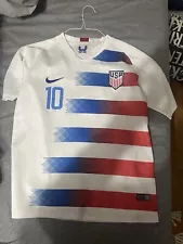 Nike USA Team Jersey Christian Pulisic 10 USA 2018/2019 Home Soccer Size Small