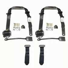 Front Retractable Seat Belt Kit For Mazda RX3 808 1974 2 Door Coupe In DropLink