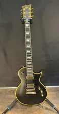 New ListingESP LTD EC-1000 Deluxe Electric Guitar Black - Gig Bag