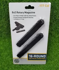 Sig Sauer .177 Caliber 2x 16-Round Magazine AIR P226/P250 Gamo P-430 AMPC-177-16