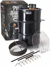 Pit Barrel Cooker Classic Package - 18.5 Inch Drum Smoker | Porcelain Coated Ste