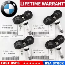 4Pcs Genuine OEM Tire Pressure Sensor TPMS For BMW E82E90E60 E66 E70 X3 X5 X6 Z4