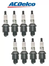 Set Of 8 Spark Plugs AcDelco For Buick Caddy Pontiac Chevy Dodge Fargo 8 CYL