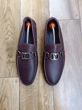 LOUIS VUITTON HOCKENHEIM MOCCASIN MEN LEATHER LOAFERS SIZE 39 EU, 6.5 US, 6 UK