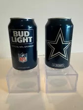 Bud Light NFL Kickoff Dallas Cowboys EMPTY Beer Can