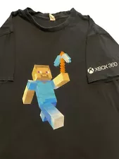 2011 rare vintage Minecraft Microsoft Xbox 360 edition promotion shirt