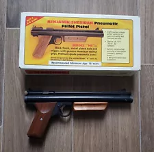 VTG Benjamin Sheridan pneumatic .177 air pellet pistol Model HB w/nice box