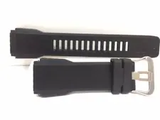 Casio Watchband WSD-F30 Original Black Resin Strap w/Pins for Protrek GPS