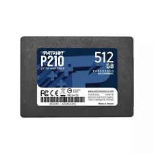 Patriot P210 512GB SSD 2.5" SATA III 6GB/s Internal Solid State Drive For PC/MAC