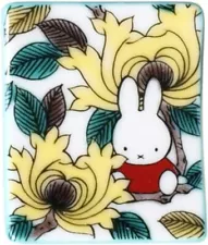 Miffy Kutani Ware Porcelain Chopstick Rest Peony 211342 Kanesho from Japan NEW