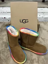 Classic Uggs Rainbow For Girls, Size 1