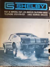 1967 shelby parts and accessory catalog