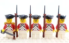 British Colonial Royalist Infantry Soldiers made with real LEGO® Minifigure