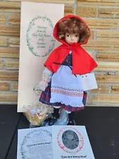 1989 Limited Edition "Little Red Riding Hood" Porcelain Doll by Dianna Effner