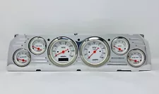 1964 1965 1966 Chevy Truck 6 Gauge Dash Cluster White