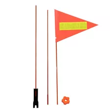 Bike Flag Bicycle Flags with Pole for Safety Adult Replacement Orange top sale