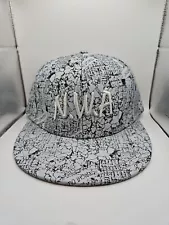 NWA 2007 Ruthless Records Hat Straight Out Of Compton Map Lockup Legends S 7 1/2