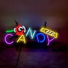 Candy Shop Store Open 20"x16" Neon Light Sign Lamp Bar Club Wall Decor Display