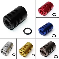 1/2x28 TPI Muzzle Brake Compensator For 9MM - Color Var