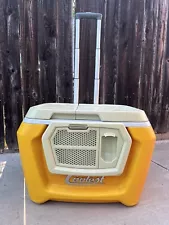 Original Kickstarter Coolest Cooler Orange Yellowed No Accessories Included RARE