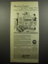 1932 Magic Chef Stove Ad - The gas range that never makes you apologize