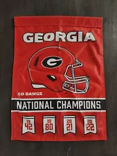 georgia bulldogs garden flag