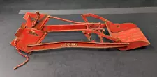 Vintage Tru Scale Red Front End Loader for Tractor 1/16 scale