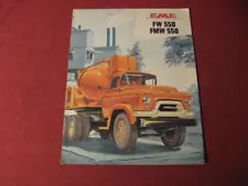 1956 GMC Rig Semi Pickup Truck Sales Brochure Booklet Catalog