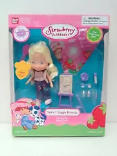 Strawberry Shortcake Talking Giggle Friends Painting fun Angel Cake Ban Dai 2004