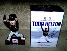 Todd Helton #17 bobblehead figure Hall of Fame Colorado Rockies FREE SHIPPING