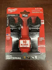 Milwaukee 1-3/8 in. Titanium Bi-Metal Cutting Multi-Tool - 10 Pack