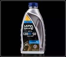 Ultra1Plus 20W-50 Conventional Motorcycle 4T Racing Oil API SL JASO MA2 (Quart)