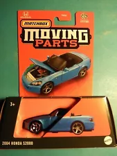 2024 Matchbox Moving Parts 2004 Honda S2000 Blue New Buy 1-3 Items Same S&H Save