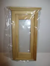 DOLLHOUSE WOOD FULL WINDOW EXTERIOR DOOR **SALE*** 1/12th scale