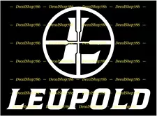 Leupold Optics - Scopes - Hunting/Shooting - Vinyl Die-Cut Peel N' Stick Decal