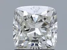 1.50 Carat Cushion Cut Loose Natural Diamond J Color Si1 Clarity GIA Certified