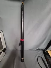 9ft 4in Portable Handheld Boom Pole for Shotgun Mic, 5-Section Extendable Wired